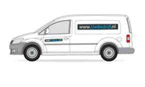 Autobelettering-bestelauto-S